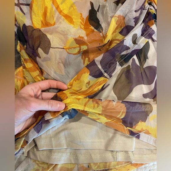 NWT Floral Mini Dress - Picture 5 of 7